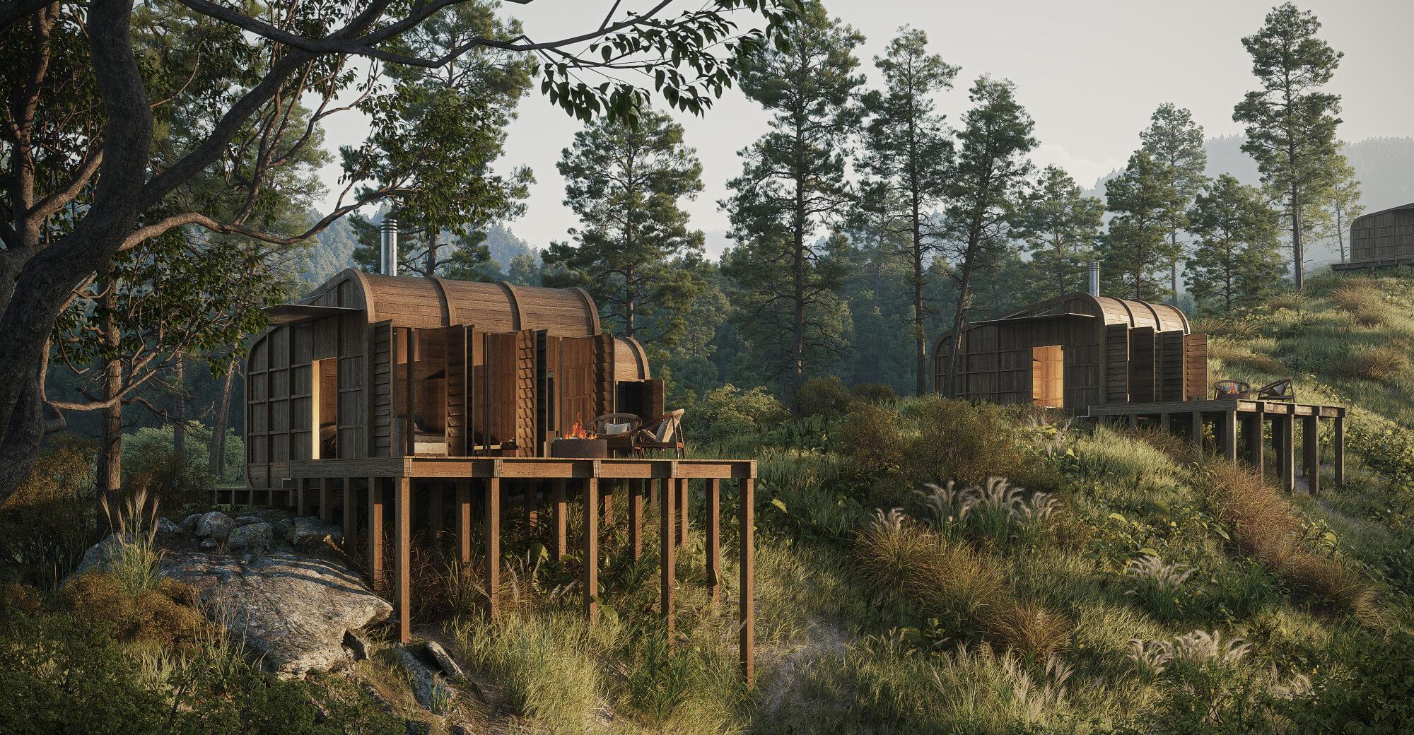 <span className='videoSpace'>P FRAME</span> </br> $1’400’000 MXN_INSTALLED_PLUS TEXTILES_AND_FREIGHT_ </br> 40M2_ONE BEDROOM_ONE FULL BATHROOM_HOT TUB_TERRACE_ </br> FIREPIT_CHIMNEY_  2